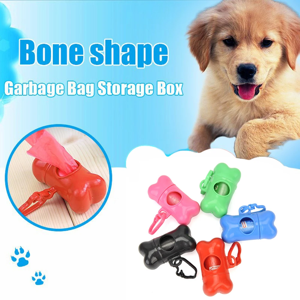 

Pet picking bone Environmental material type garbage bag storage box dog out convenient bag picking bag garbage bag dispenser