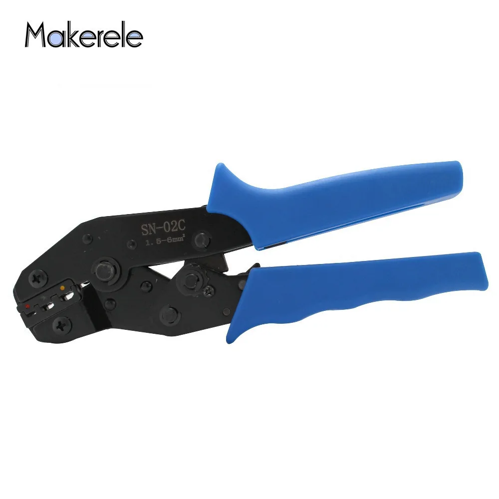 

Buy Crimping Tool SN-02C 0.25-0.5mm2/0.75-1.5mm2/2.0-2.5mm2 For Insulated Crimperand Connectors AWG 24-20/18-16/14AWG