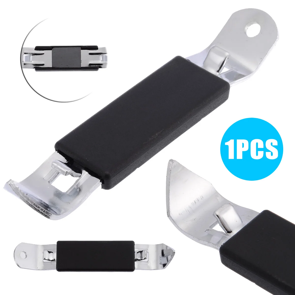 

Mini Black Stab Tin Can Bottle Opener Stainless Steel Camping Gadget Kitchen Outdoor Tool 11.5*1.8cm