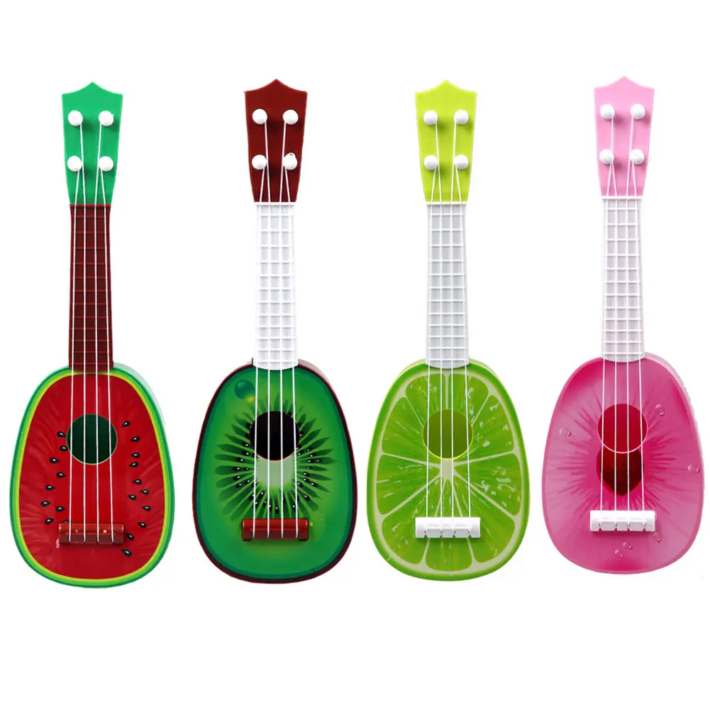 Children Kids Small Fruit Ukulele Guitar Musical Four Strings Instrument Educational Play Toy Gift YJS Dropship
