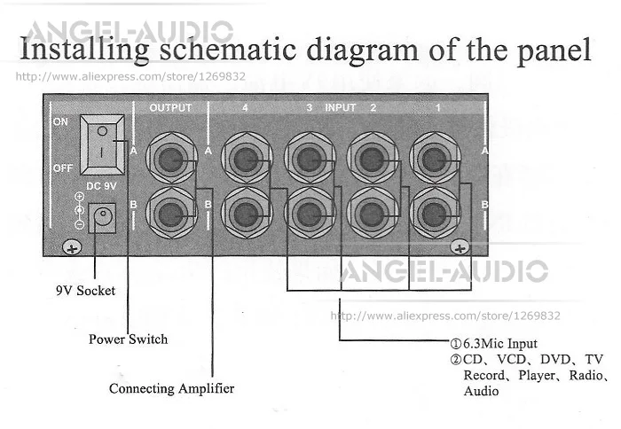 Высококачественный Профессиональный переключаемый стерео 4 канала моно 8 каналов микшерный концентратор MIX428 микс-428 микрофон аудио микшер консоль