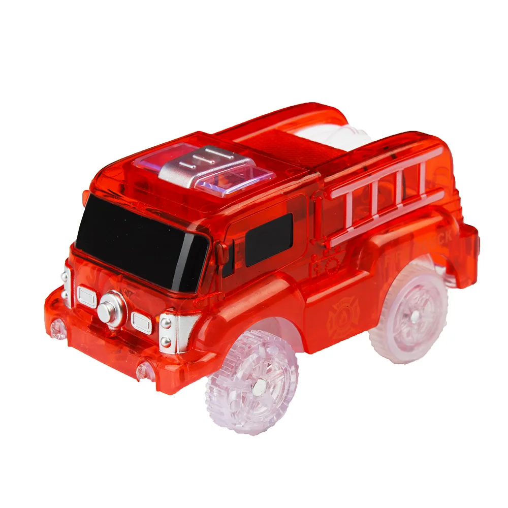 Набор для детей DIY Assembly Play Park Station Magic Glow Tracks Fire Car с обучающими игрушками и