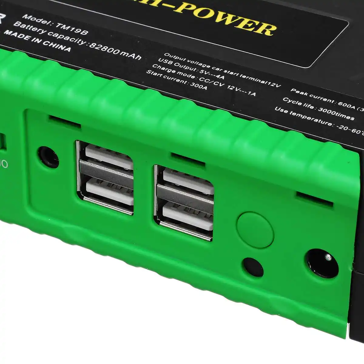Multifunction Jump Starter 82800mAh 12V 600A 4USB Portable Car Battery Booster Charger Booster Power Bank Starting Device