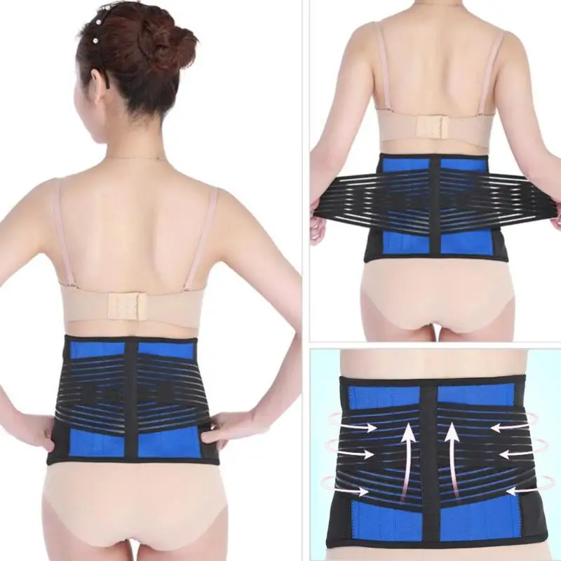 

Hot Sale Adjustable Protection Waist Belt Lumbar Back Support Double Traction Pull Strap Lower Back Belt Health Care Tool S-XXL