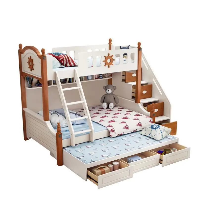 

Deck Ranza Literas Set Letto A Castello Mobili Per La Casa Mueble De Dormitorio Cama Moderna bedroom Furniture Double Bunk Bed