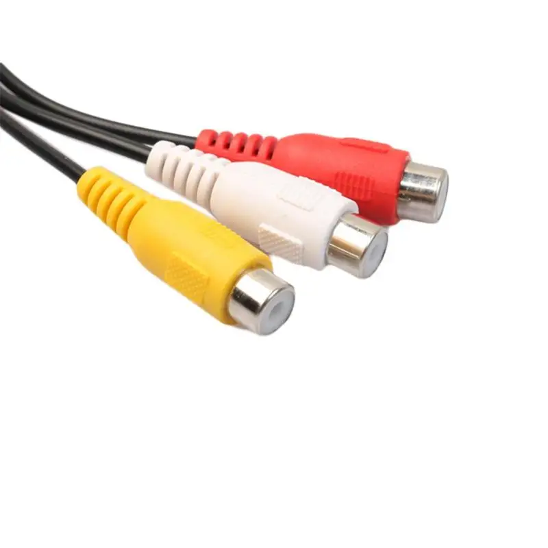 Кабель 4 Pin S Video to 3 гнездовая контакт деталь RCA для ноутбука|Кабели VGA| |
