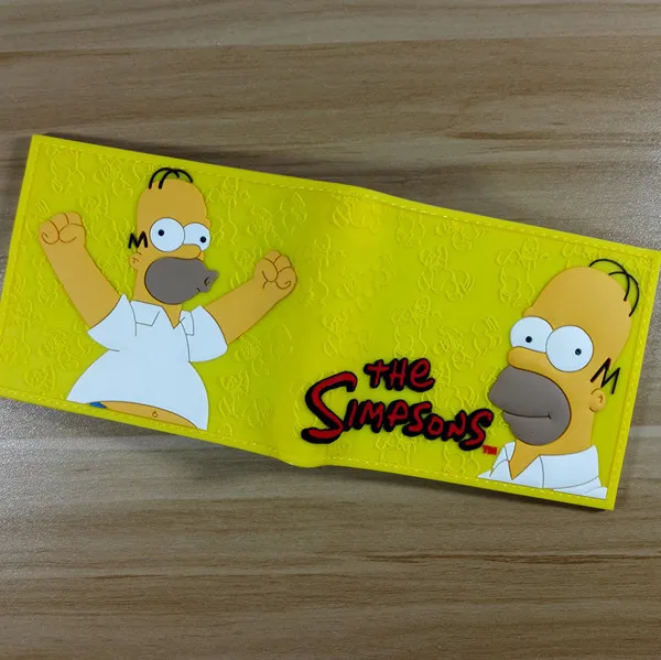 Симпсоны Барт Гомер кошелек мужской гитара Мультфильм бумажник Барт пластиковая кожа