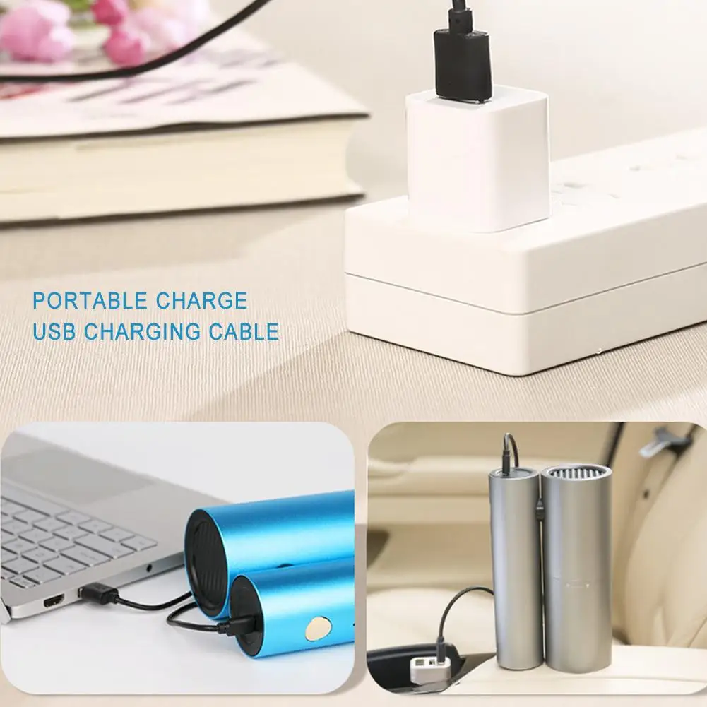 Ручной автомобильный пылесос портативный мощный беспроводной USB интерфейс