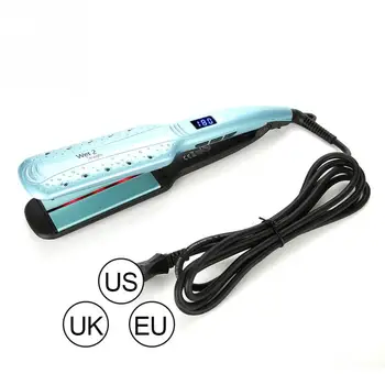 

High Quality Ceramic Hair Flat Iron Infrared Ray Negative Ion Heating Hair Straightener Styling Tool EU Plug