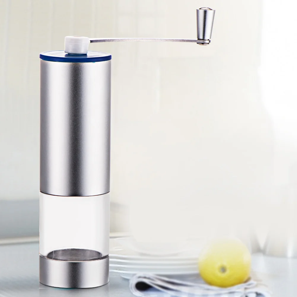 Adjustable Coffee Grinder Useful Ceramic Core Mini Washable Stainless Steel Spice Mill Easy Clean Portable Manual Kitchen Maker | Дом и сад