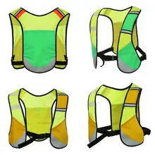 Открытый Ночной езда бег Многофункциональный светоотражающий жилет спортивный жилет