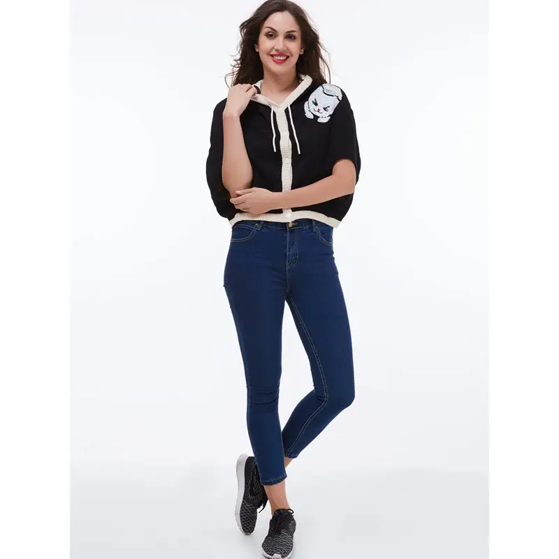 Women Sweaters Casual Wool Blends Straight Thin Cartoon Black Office Lady Winter Female Fashion Elegant Fall Tops Knitwear Women Sweaters Casual Wool Blends Straight Thin Cartoon Black Office Lady Winter Female Fashion Elegant Fall Tops Knitwear