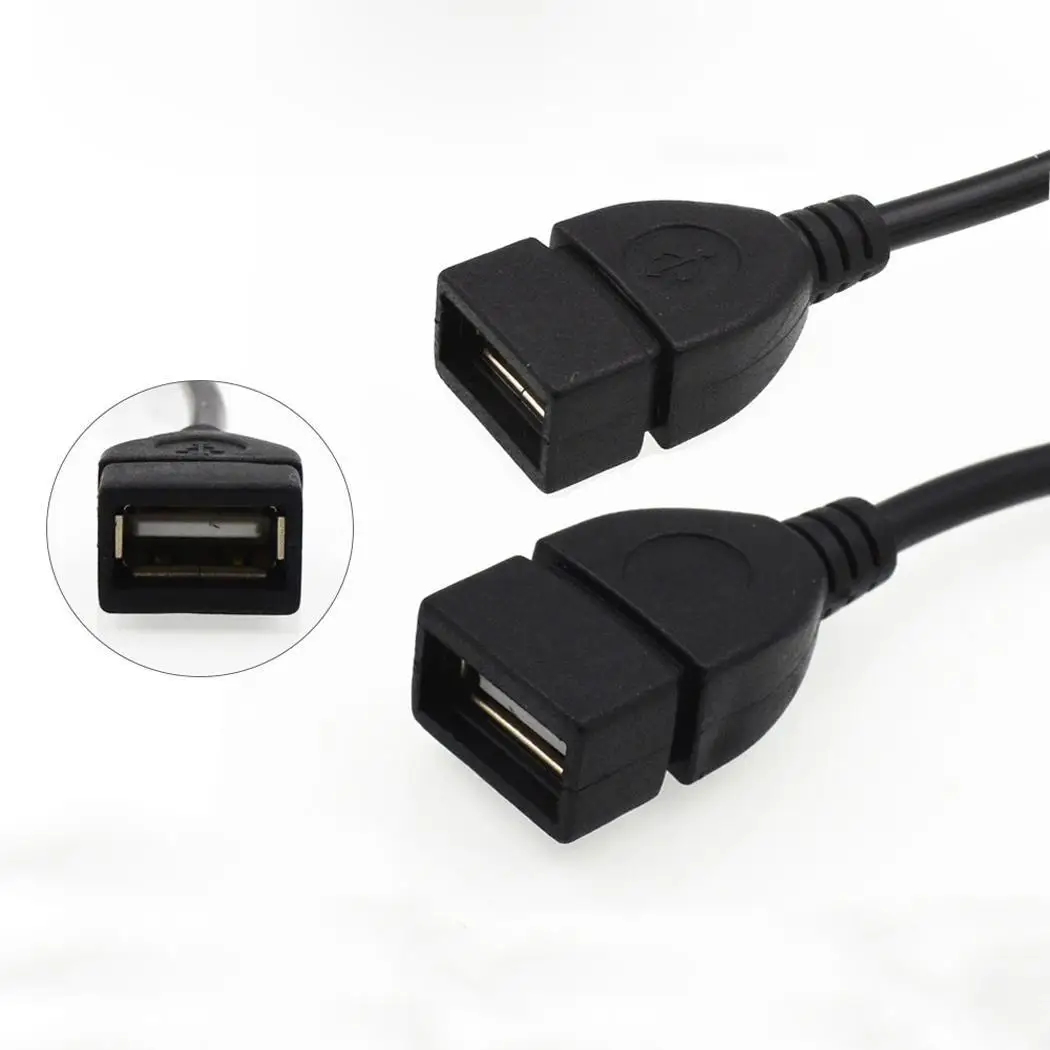 14 5 см портативный USB 2 0 A Женский к Micro B Мужской конвертер OTG адаптер кабель для Sam