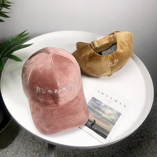 Бархат уличные бейсболки Casquette одноцветное Гольф Snapback поля шапки кости хип хоп шляпа, с вышитыми буквами