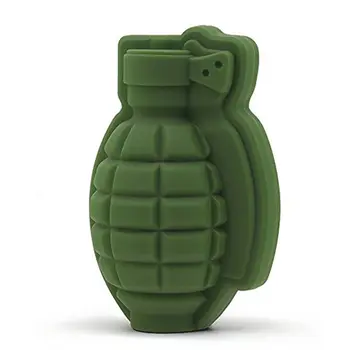 

1PCS 3D Grenade Shape Ice Cube Mold Tray Ice Cream Maker Party Bar Drinks Whiskey Wine Ice Maker Silicone