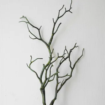 

Home Decor Trunk plastic small green tree branch DIY artificial branch plant Home Craft Decoration Festival supplies