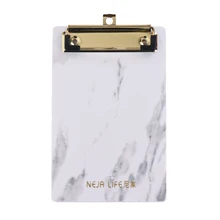 Пластиковый буфер обмена с мраморным узором папка для файлов с металлическими зажимами вертикальный зажим доски бумага Блокнот для медсестер детей Размер А6