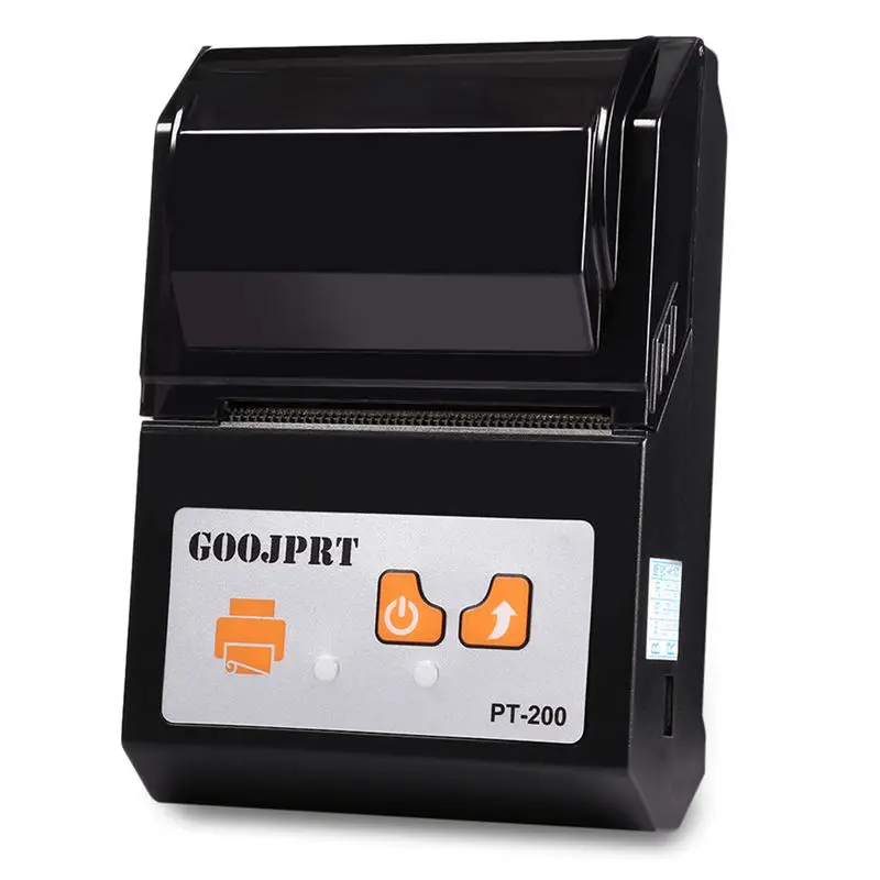 Goojprt Pt200 портативный беспроводной принтер 58 мм Bluetooth термальный для Android Ios мини