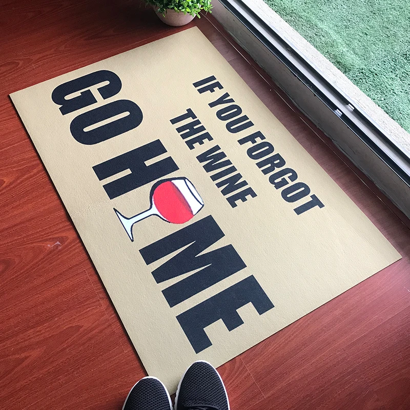 Custom Made Doormat Entrance Floor Mat If You Forgot The Wine Go Home Funny Door Mat Indoor Outdoor Decorative Doormat Custom Made Doormat Entrance Floor Mat If You Forgot The Wine Go Home Funny Door Mat Indoor Outdoor Decorative Doormat