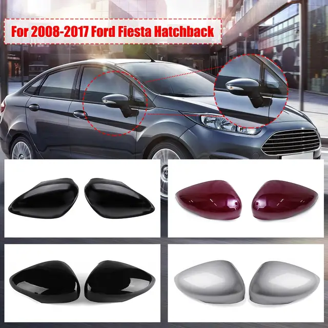 4 Colors Car Rearview Mirror Cover Trim Case Left Right Side Wing 4 Colors Car Rearview Mirror Cover Trim Case Left Right Side Wing For Ford Forfiesta Mk7