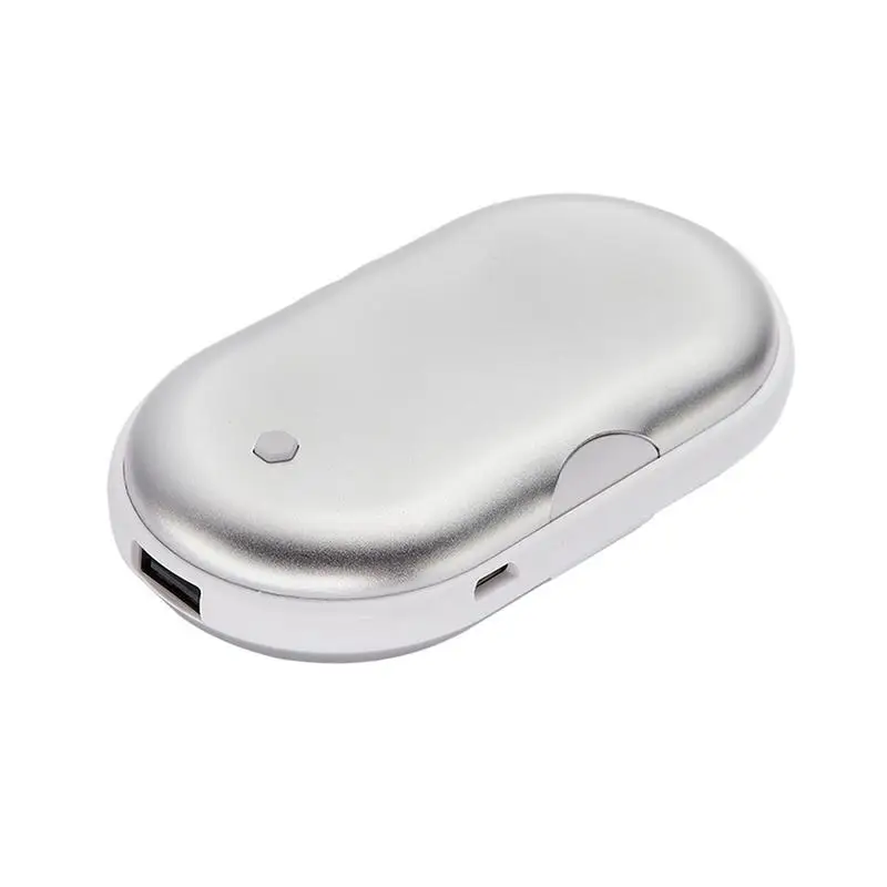 AUGKUN قابلة لإعادة الاستخدام جهاز تدفئة محمول 5200 مللي أمبير USB الطاقة جيب مفيد مدفئات اليدين مناسبة ل في الهواء الطلق التخييم الجبلية التزلج ال...