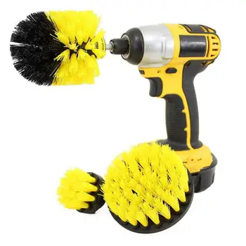 

Drill Brush Attachment Set, Power Scrubber Brush Cleaning Kit for Bathroom Surfaces Tub, Shower, Tile and Grout