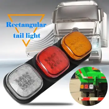

24V 87 Left/ Right LED Tail Light Truck Trailer Rear Indicator Long Strip Lamp Waterproof Shock-proof Stop Reverse Light