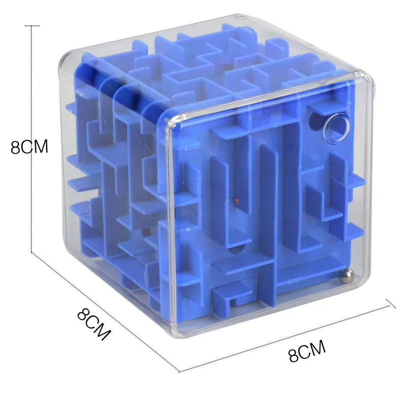 Большой размер, 3D скоростной лабиринт, магический куб, игра-головоломка, Cubos Magicos, Обучающие игрушки, лабиринт, катающийся мяч, игрушки для детей, взрослых, 8X8X8 см