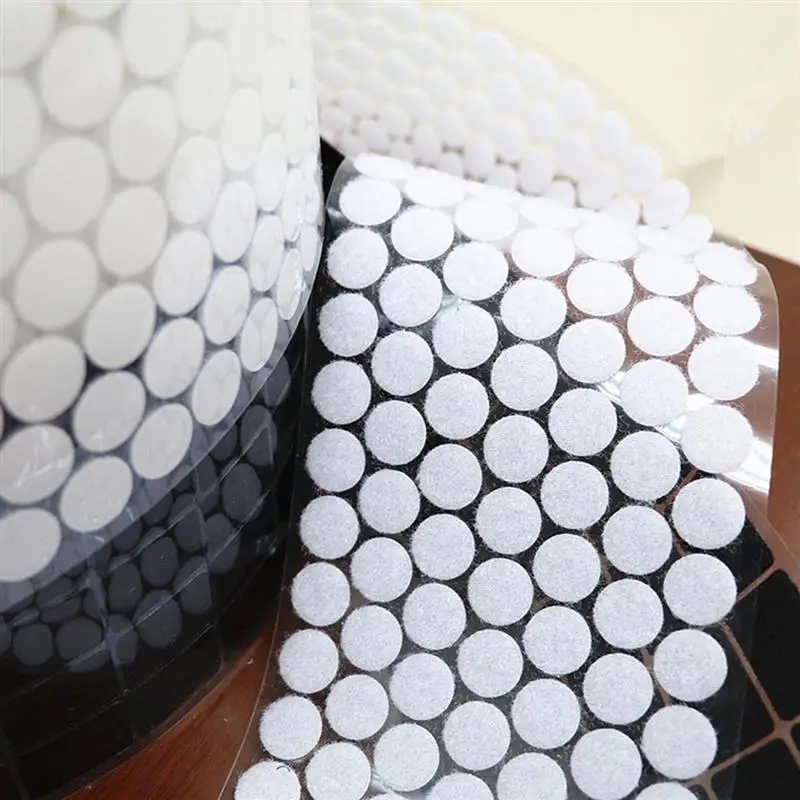

10/15/20/25mm 100 Pairs Dots Magic Sticker Hook And Loop Double-Sided Strong Self Nylon Adhesive Tape Snap Button Sewing Tools