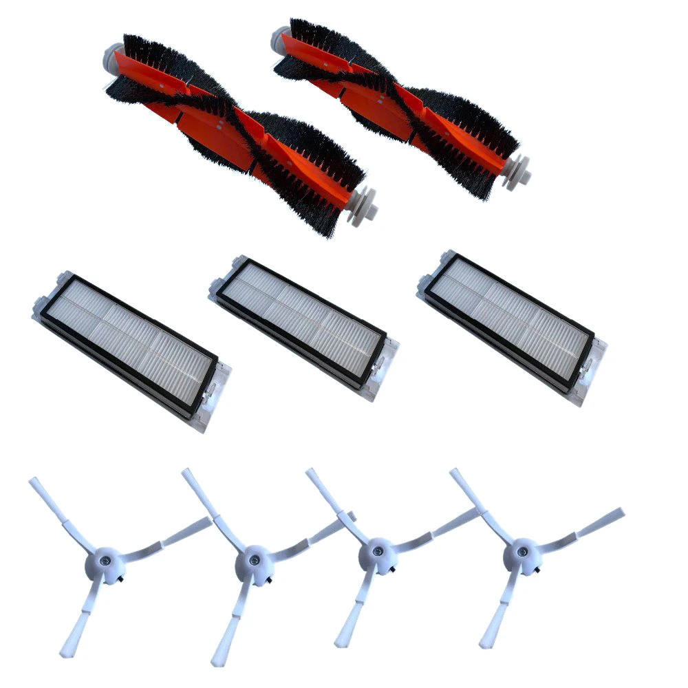 9-PACK фильтр HEPA боковая щетка основная для Xiao mi Roborock S50 S51 S55 S5 Xiaowa Запчасти пылесоса