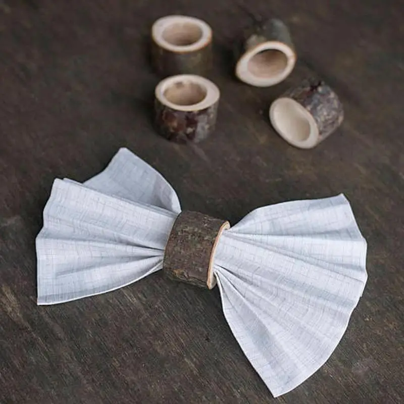 

Rustic Wooden Napkin Ring Wedding Party Napkin Holder Table Decoration Gift