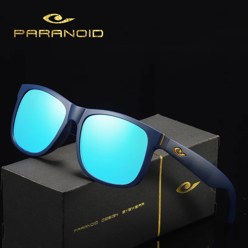 

PARANOID Vintage TR90 Sunglasses Polarized Men's Sun Glasses For Men Square Shades Driver Summer Oculos Male 8 Colors Model 4165