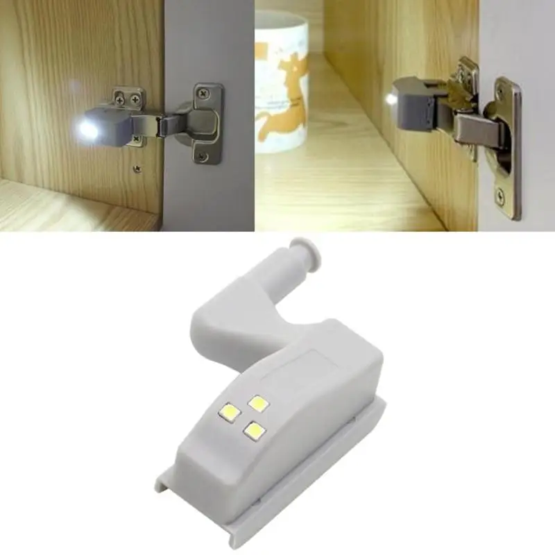 Kopen 1 10 stks Kast Scharnieren LED Sensor Licht Systeem 0.25 w Universele Meubels Hardware voor Keuken Slaapkamer Kast Kast garderobe
