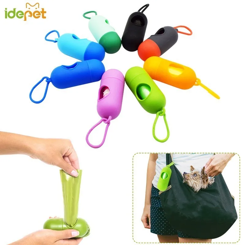 

1 PC Practical Pet Dog Poop Bag Dispenser Waste Garbage Holder Dispensers + Poop Bags Set Pets Dogs Trash Cleaning Supplies 35