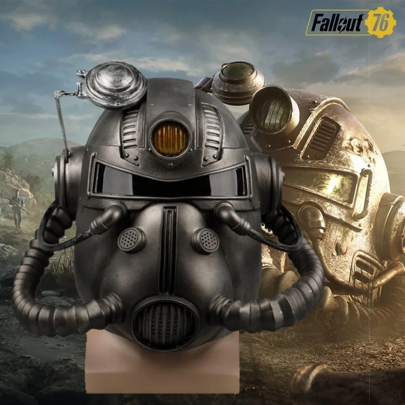 Fallout 76 4 Косплей Нейт маска PC игра костюм единственный выживший головной убор Хэллоуин-шлем карнавал реквизит ПВХ аксессуары вечерние