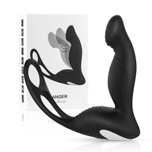 1 Pcs Men Male Massager Vibrator Silicone USB Charging Anal Vibrating Sex Toy SN-Hot