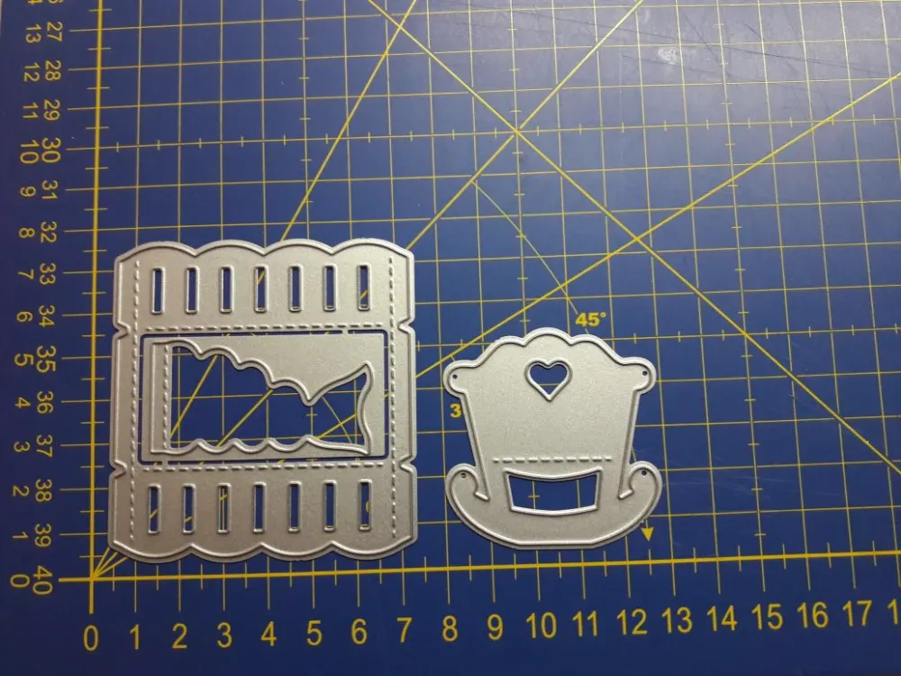  Mini Baby Cradle Cart Craft Die Metal Cutting Dies Stamps 3D DIY Scrapbooking Carbon Photo Frame We - 32985521500