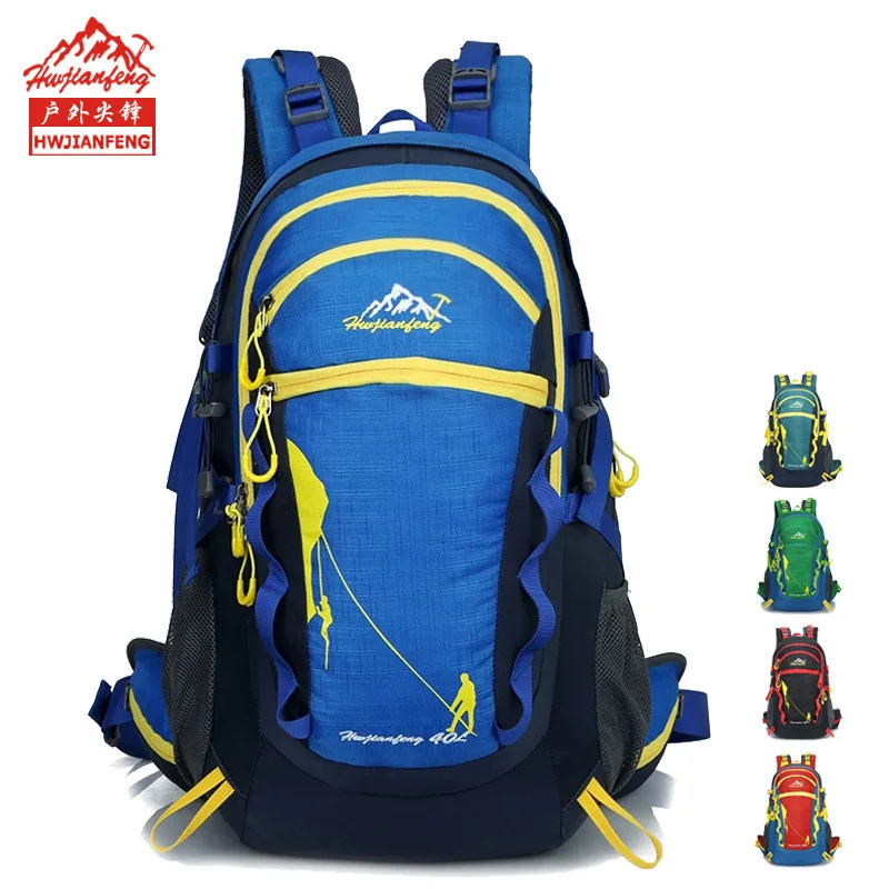 

Men Backpacks 40L Large Capacity Waterproof Schoolbags For Teenager Women Travel Casual Hiking Climbing Rucksack sac a dos