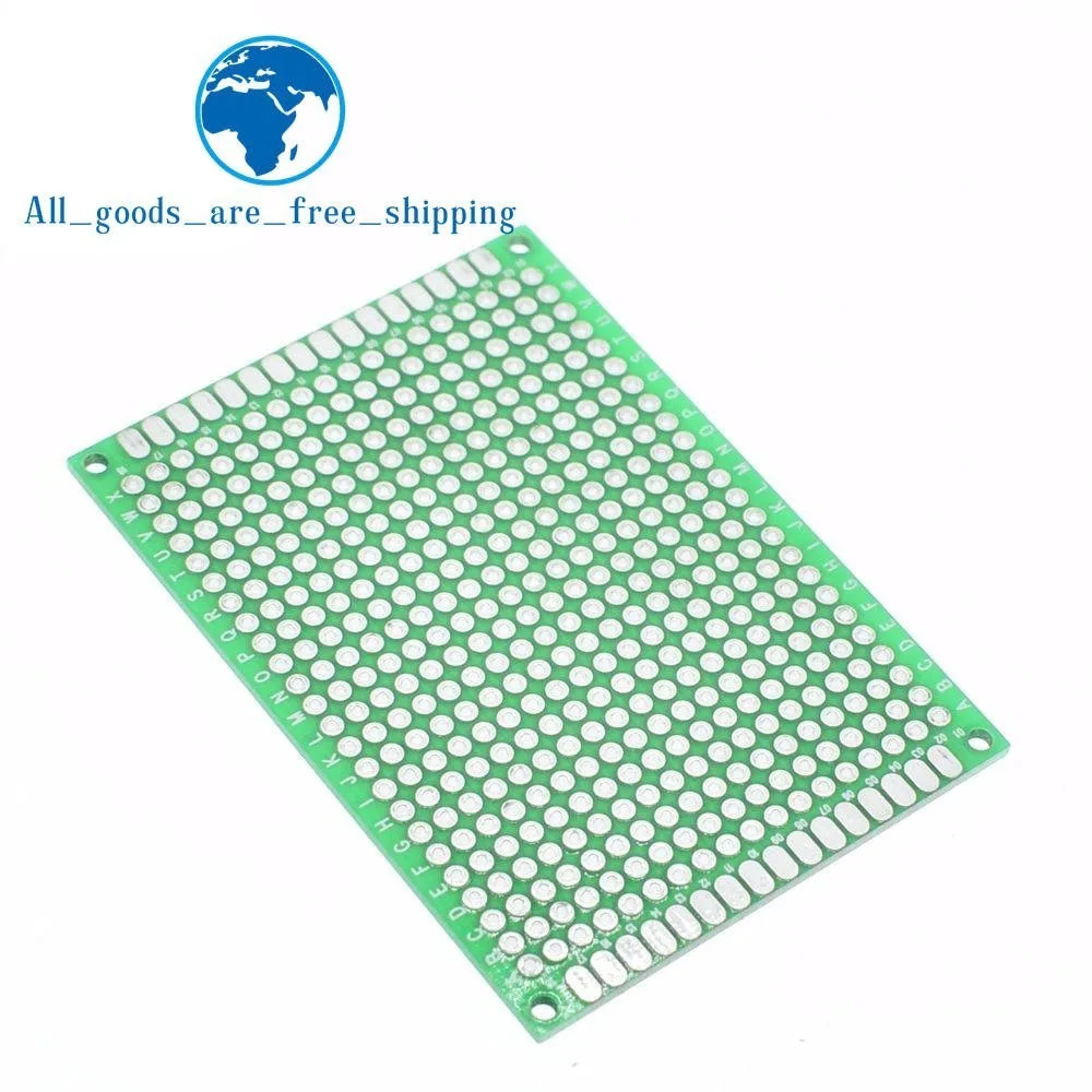

TZT 10PCS Breadboard Bread Board Prototype 5x7cm 432 Points Double side Super Highly quality Best pices Green