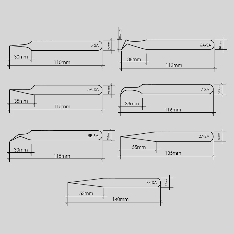 VETUS SA Series Tweezers False Eyelashes Extension Tweezers Stainless Steel Hyperfine Antimagnetic Eyebrow Volume Lash Tweezers