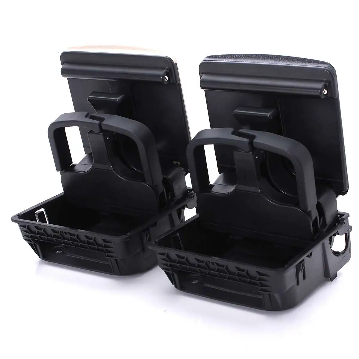 

1K0862532 Black Beige Car Central Console Armrest Rear Cup Holder Box For VW for Jetta Golf GTI MK5 MK6 RABBIT EOS