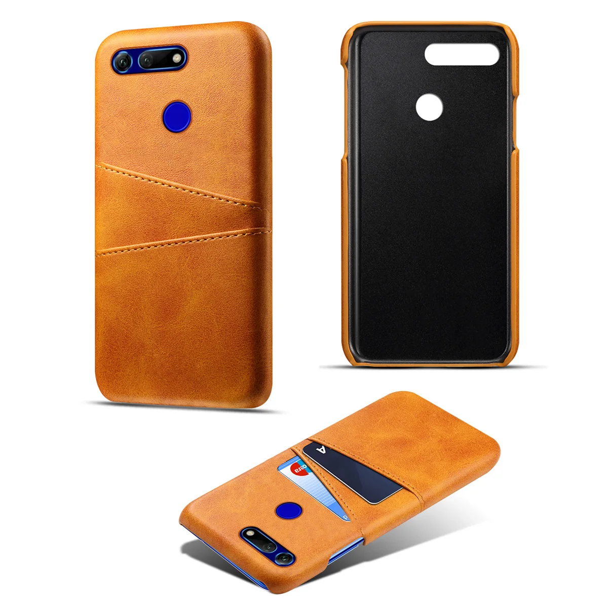

CASEWIN For Huawei Honor View 20 V20 Phone Back Case with Card Slots For Huawei Nova 4 Enjoy 9 Protective phone Cover Coque