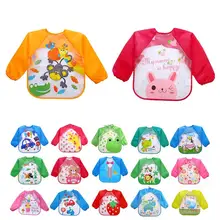 1 шт.; водонепроницаемый нагрудник для новорожденных; детский нагрудник с длинными рукавами и принтом с животными; шарф для малышей; накидка для кормления; аксессуары для малышей