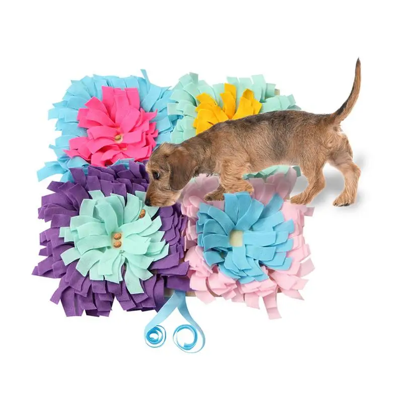 

Pet Toys Dog Feeding Pad Dog Snuffle Pad Sniffing Mat Pet Home Training Blanket Suitable For All Dogs Dog Toys