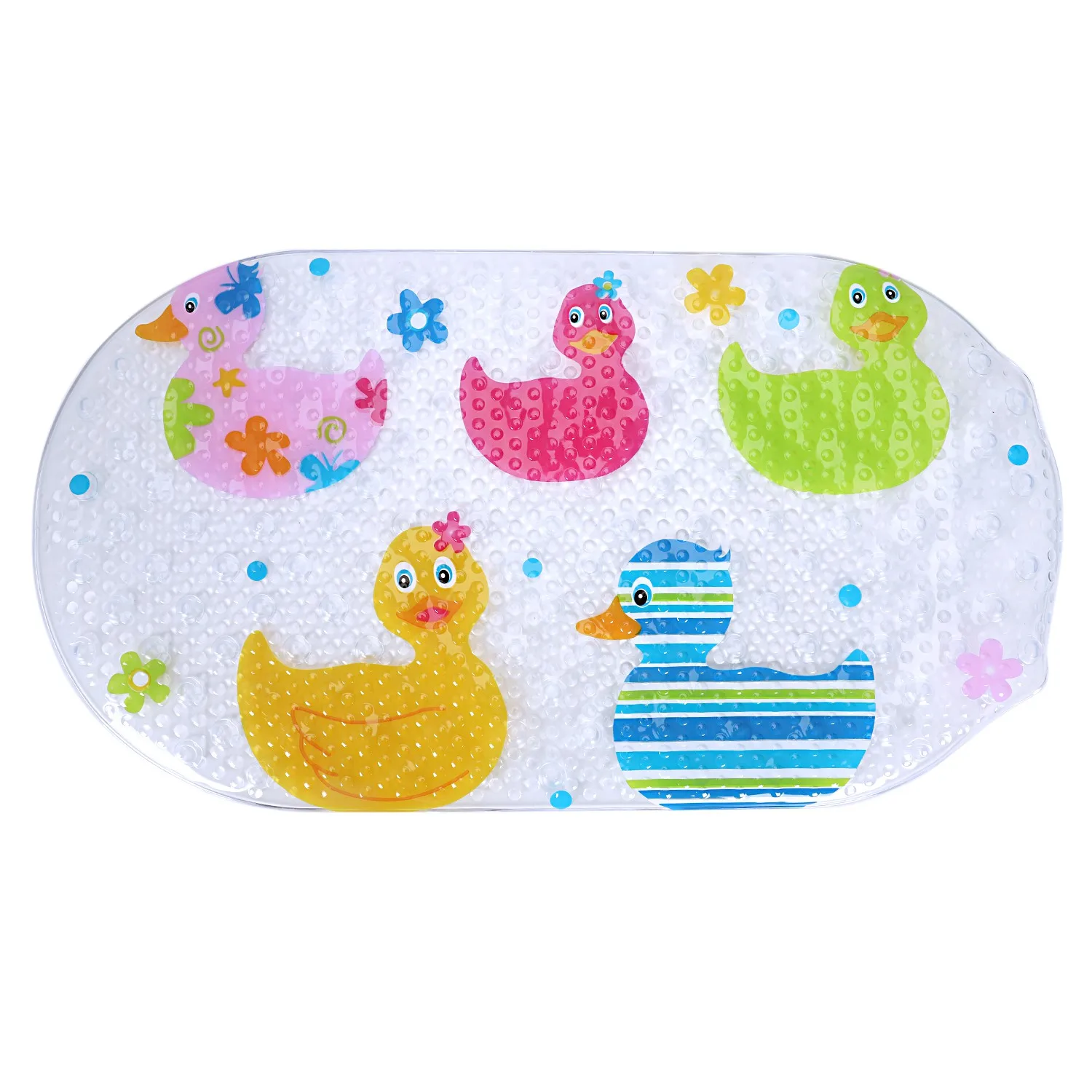PVC Bath Mat For Toilet Bath Mats Kids Cartoon Non Slip Suction Safety
