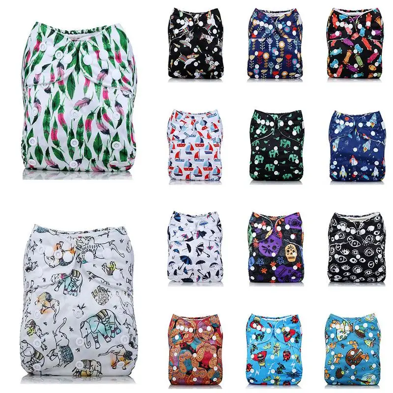 

1pc Washable Cloth Diapers Baby Diaper Baby Wash Pocket Cloth Diaper Reusable Diaper Cover Baby Cotton Training Pants