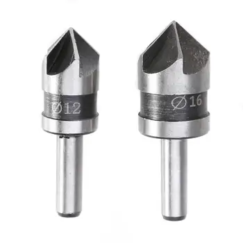 

1/2 5/8 Tool Mini Drill Cutter Drill Bit Round Shank Woodworking Five Flutes Countersink Power Tool Accessories Tools