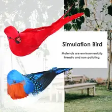 Ручная работа имитация попугая креативное перо газон декоративная фигурка животное птица сад птица реквизит украшение