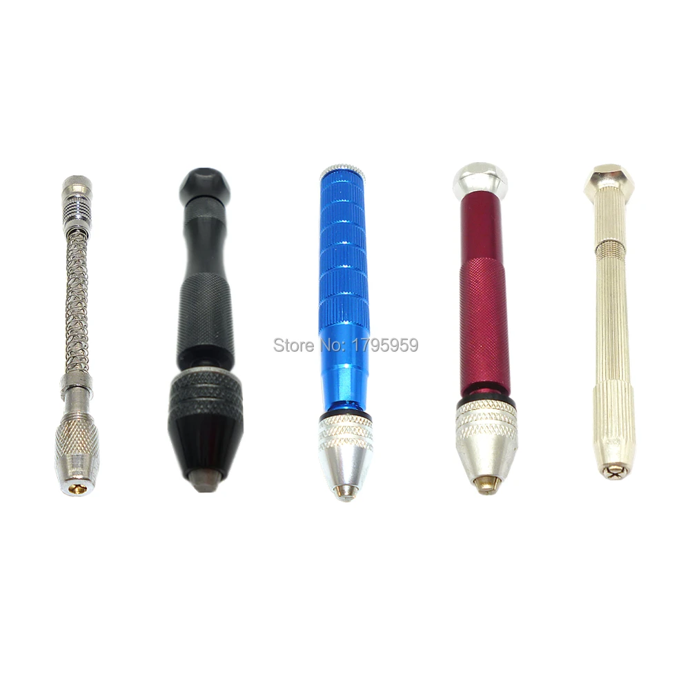 

Precision Manual Drill Chuck Tool Swivel Head Pin Vise Mirco Hand Drill for Crafts Jewelry Watch Making Repair Hand Tool