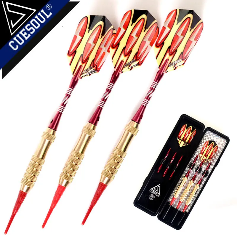 CUESOUL 3pcs/set Professional Brand New 14g 15cm Soft Darts Electronic